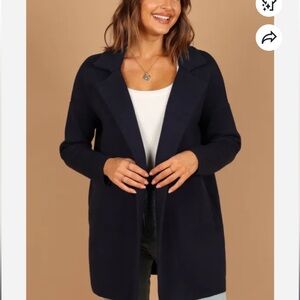 Petal & Pup Lenore Coatigan, Navy Blue, Size S/M